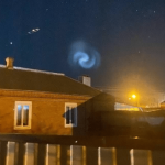SpaceX rocket launch spiral spotted in Cambridgeshire