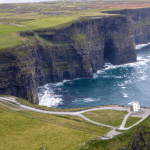 Clare County Council land purchased near Cliffs of Moher for tourism development under Strategy 2040 initiative.