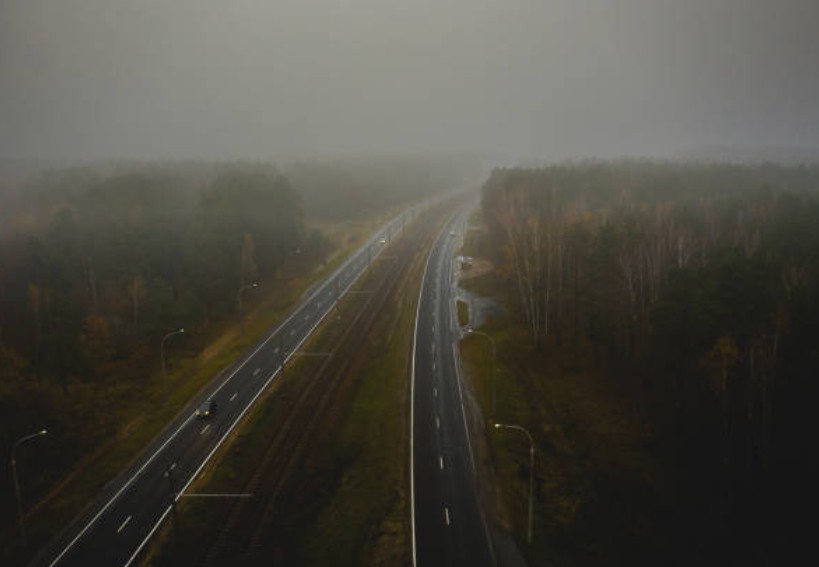 Driving in Light Fog vs. Dense Fog