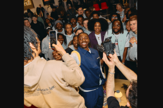 Ebere Eze in New Balance's event for the launching of Furon v8
