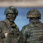 German armoured brigade deployed in Lithuania as part of NATO eastern flank defence, 2025