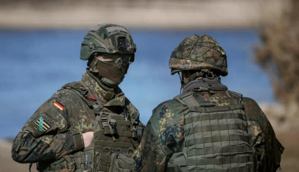 German armoured brigade deployed in Lithuania as part of NATO eastern flank defence, 2025