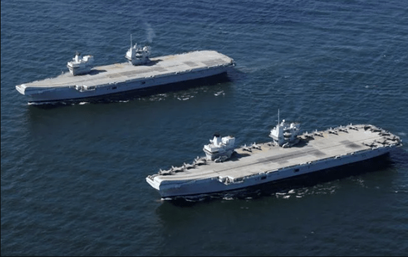 HMS Queen Elizabeth and HMS Prince of Wales