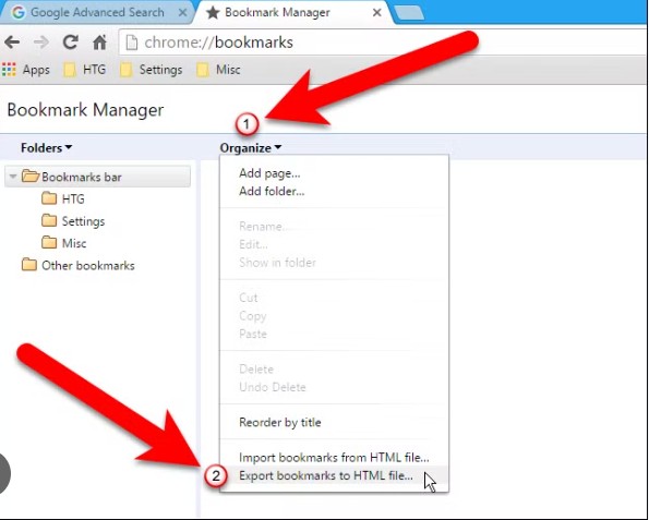 How to Export Bookmarks from Chrome