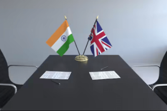 India - UK flag