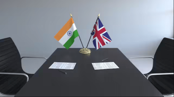 India - UK flag