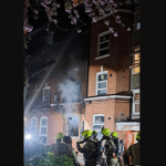 A major fire broke out late on Tuesday night in a residential block on Cornwall Avenue, Bethnal Green, leaving eleven people hospitalised