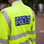Metropolitan Police officers on patrol as force announces cuts to 1,700 roles amid a £260 million budget deficit in London.