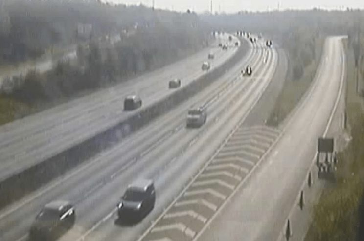Motorcyclist Hospitalised Following Car Crash on A2 in Dartford
