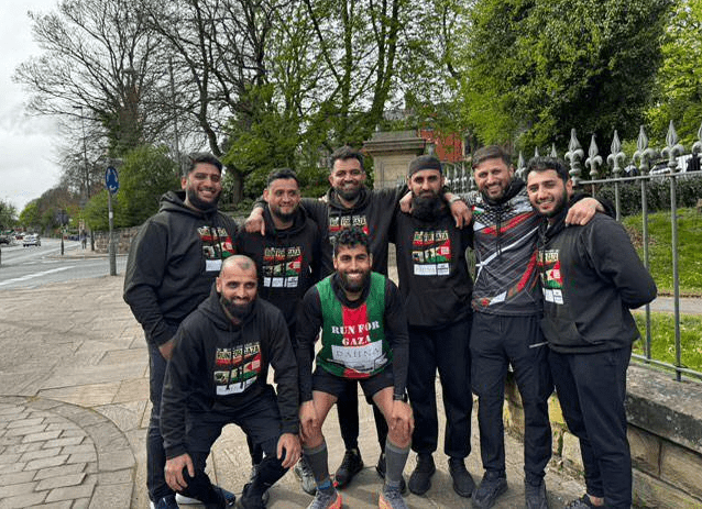 Nadeem Vali and supporters mark the end of his journey with emotional celebration
