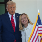 President Donald Trump and Italian Prime Minister Giorgia Meloni