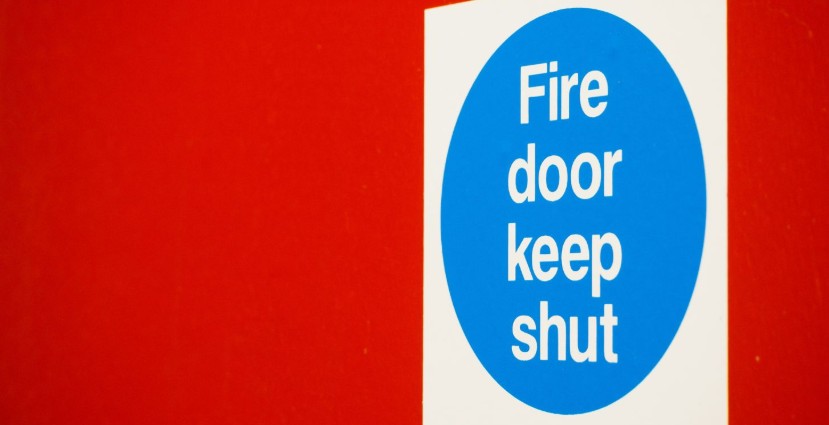 What Does a Sign in a Blue Circle Mean in Fire Safety