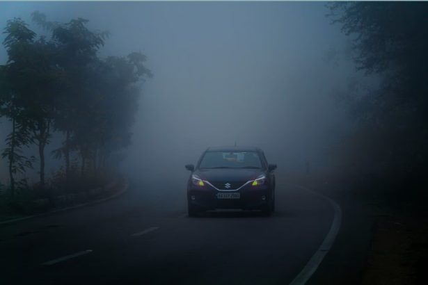what should you do before starting a journey in foggy weather