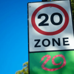 20mph Zone board