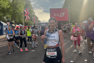 nurse runs london marathon 2025