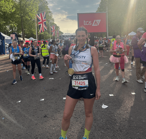 nurse runs london marathon 2025