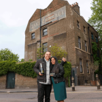 Roger and Shalini Cana outside their new home in Borough