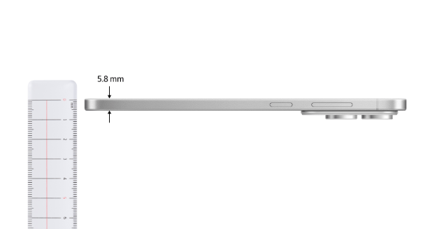 Samsung Galaxy S25 Edge thickness