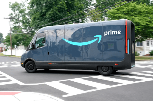 Amazon delivery vehicle