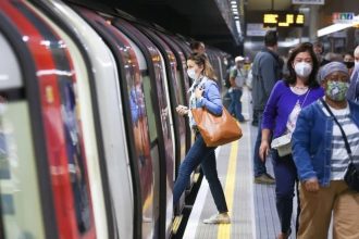 Clapham Underground train station
