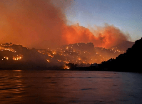 Crete wildfire