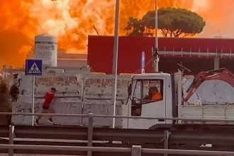 Explosion in Rome