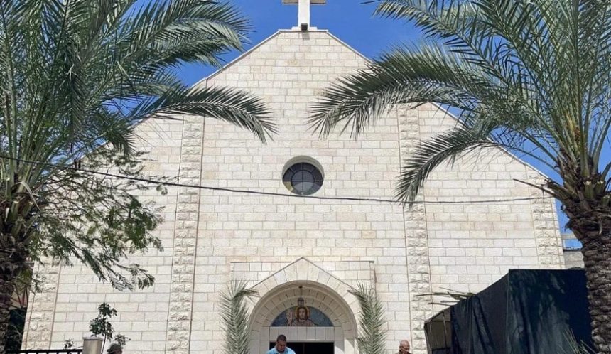 Gaza Catholic church