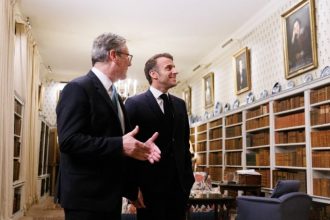 Keir Starmer and Emmanuel Macron