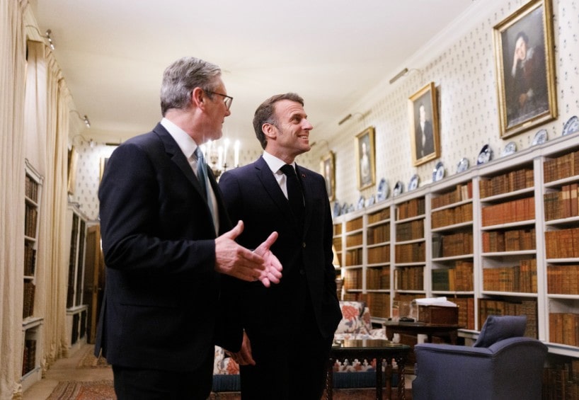 Keir Starmer and Emmanuel Macron