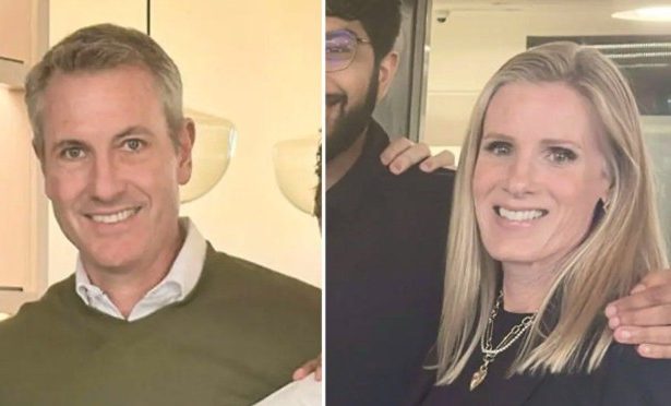 Kristin Cabot and Andy Byron