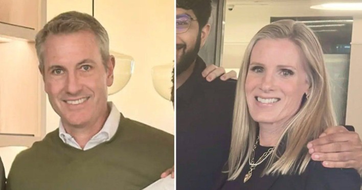 Kristin Cabot and Andy Byron