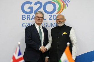 PM Modi and Keir Stamer