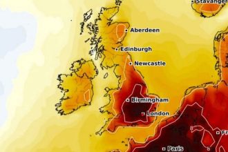 Red Hot Weather Map