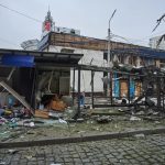 Russian strikes on Kyiv