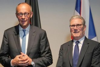 Friedrich Merz and Keir Starmer
