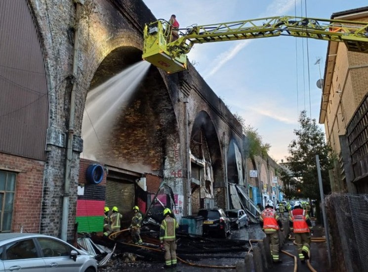 West London Railway Arches Fire