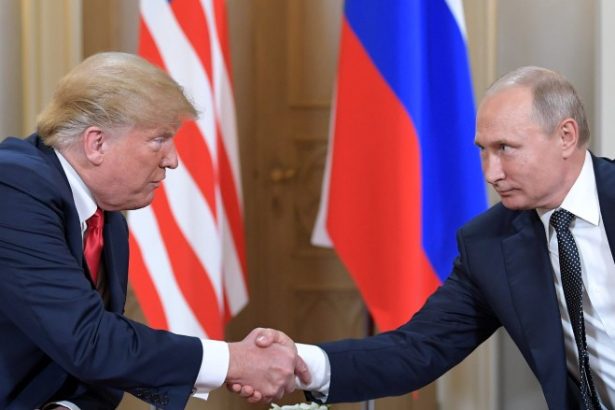 Donald Trump and Vladimir Putin