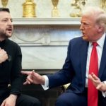 Donald Trump and Volodymyr Zelensky