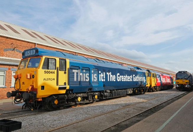 world’s largest railway event in Derby,
