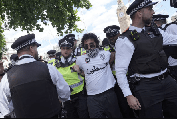 london protest