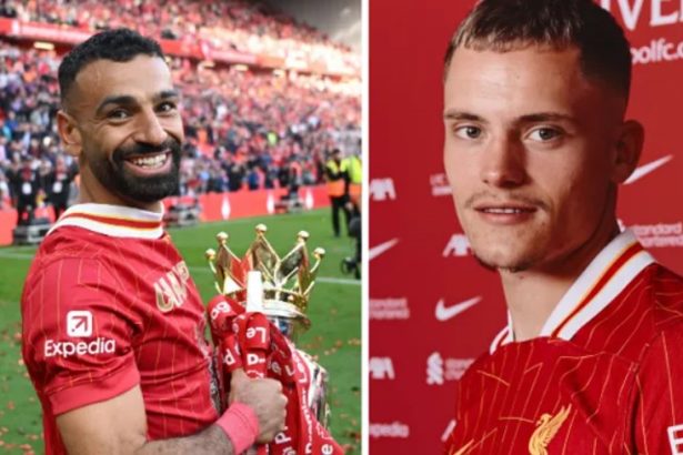 mohamed salah and Florian Wirtz