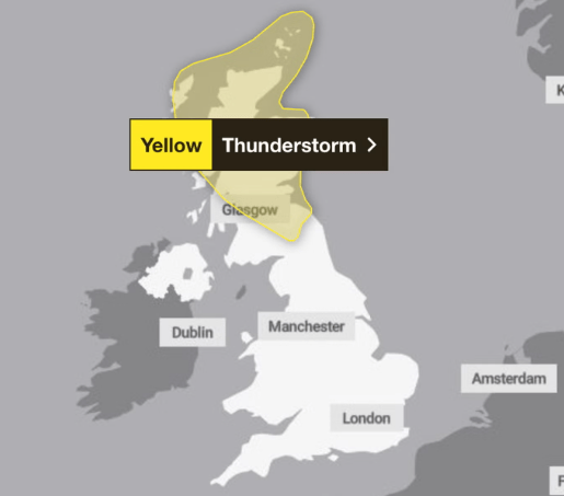 thunderstorm warning