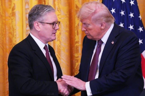 Donald Trump and Keir Starmer