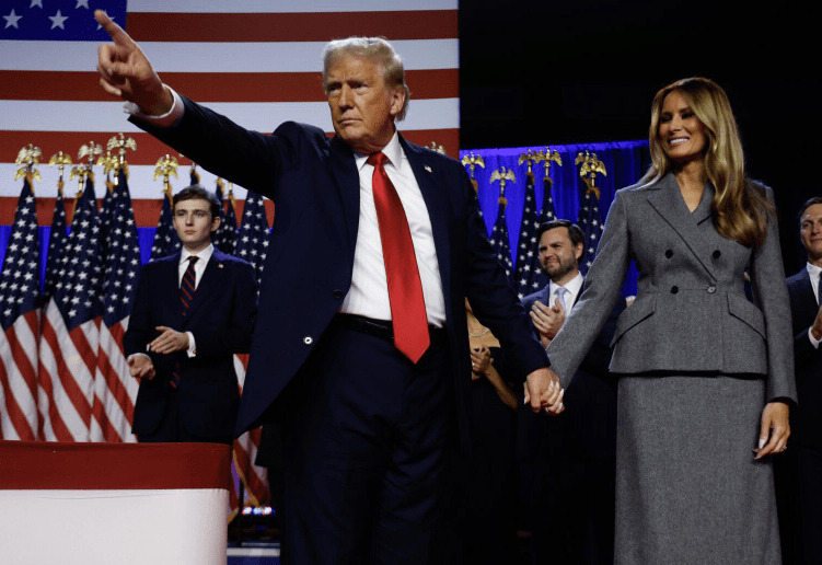 Donald Trump and Melania Trump