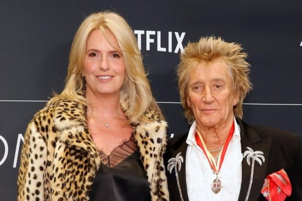 Penny Lancaster and Sir Rod Stewart