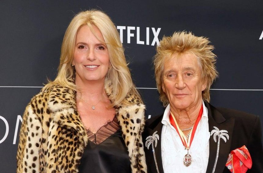 Penny Lancaster and Sir Rod Stewart