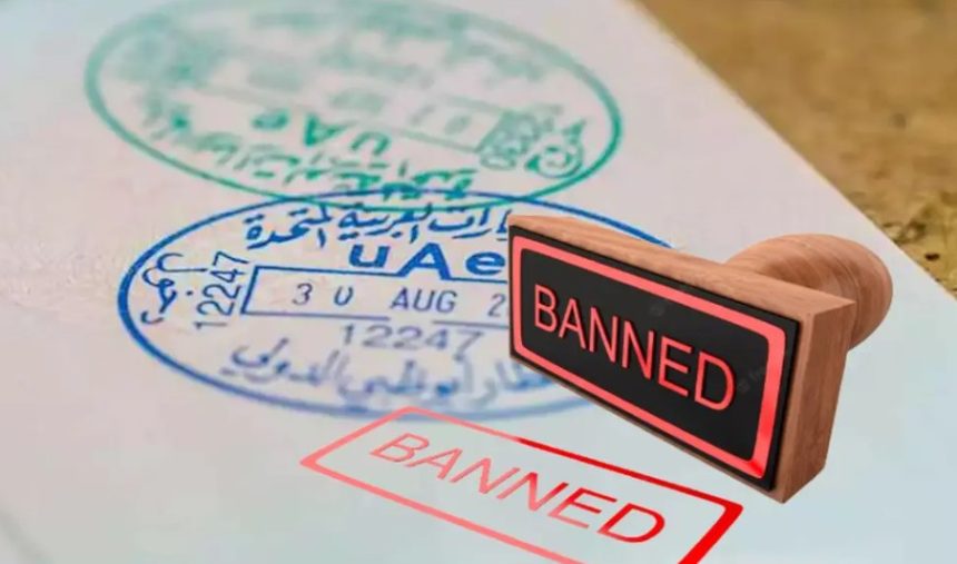 UAE visa ban