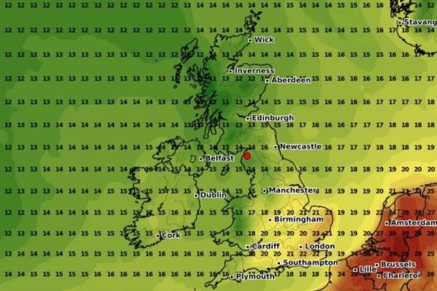 UK Weather map