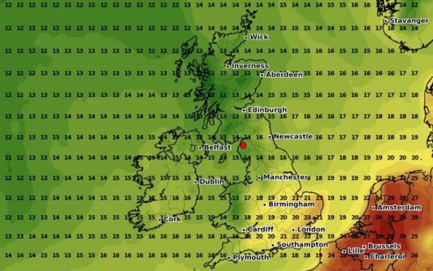 UK Weather map