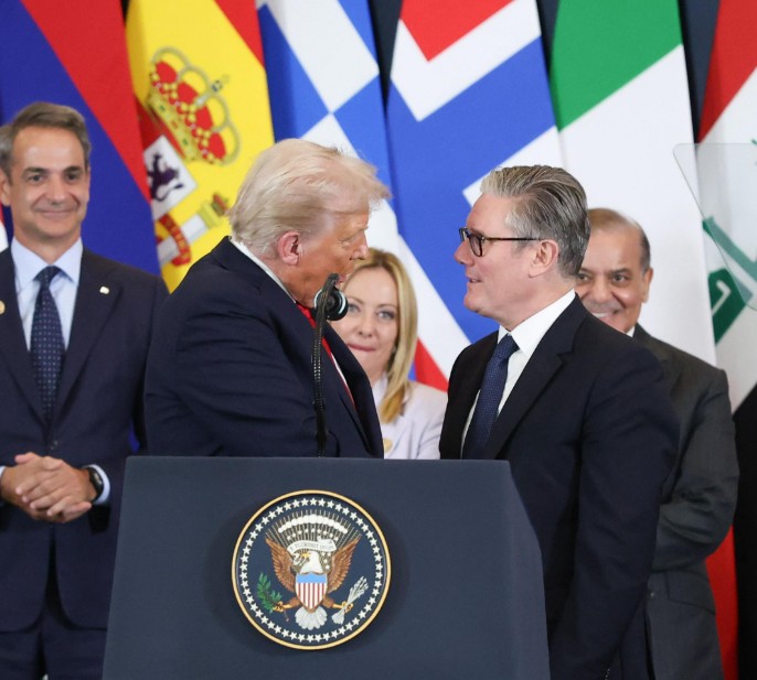 Keir Starmer and Donald Trump